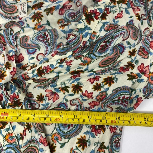 Free People  Call Me Later Printed Bodysuit Large - Picture 7 of 9